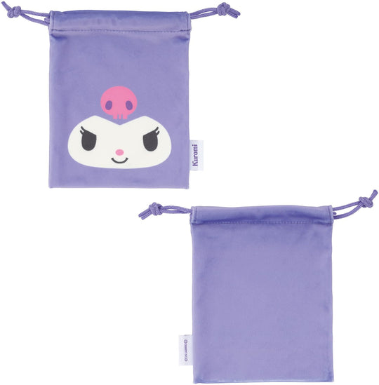 Sanrio Kuromi Inflatable Neck Pillow with Pouch - WAFUU JAPAN