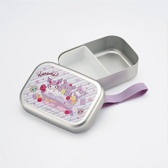 Sanrio Kuromi Kids Aluminum Bento Box 370ml — Warmer - Safe Belt Japan - made - WAFUU JAPAN