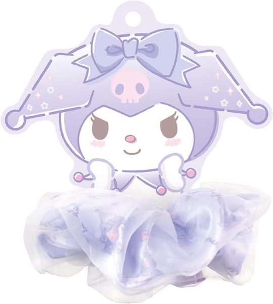 Sanrio Kuromi Layered Scrunchie approx Ø110×D40 mm - WAFUU JAPAN