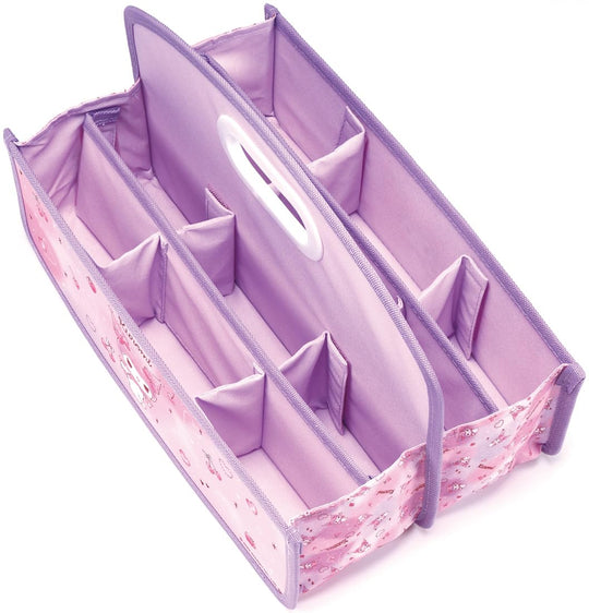 Sanrio Kuromi Portable Storage Box with Handle - Small Organizer - WAFUU JAPAN