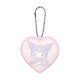 Sanrio Name Tag Mascot na may chain Kuromi lila