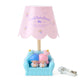 Sanrio Little Twin Stars Rumslampa USB eller 3xAA skrivbord sängbord ABS
