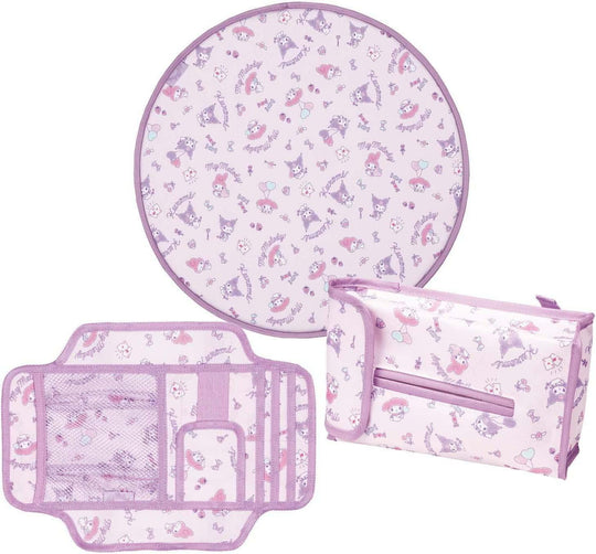 Sanrio My Melody & Kuromi Car Trash Can (CDB1 - A) - WAFUU JAPAN