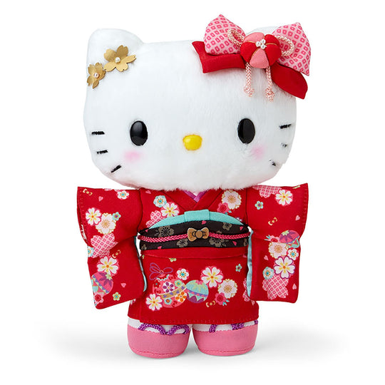 SANRIO Plushie Kimono Hello Kitty 067211 - WAFUU JAPAN