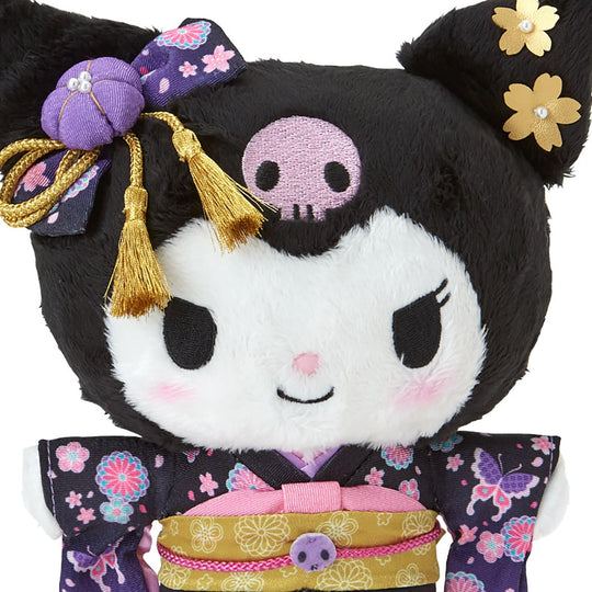 SANRIO Plushie Kimono Kuromi 067709 - WAFUU JAPAN