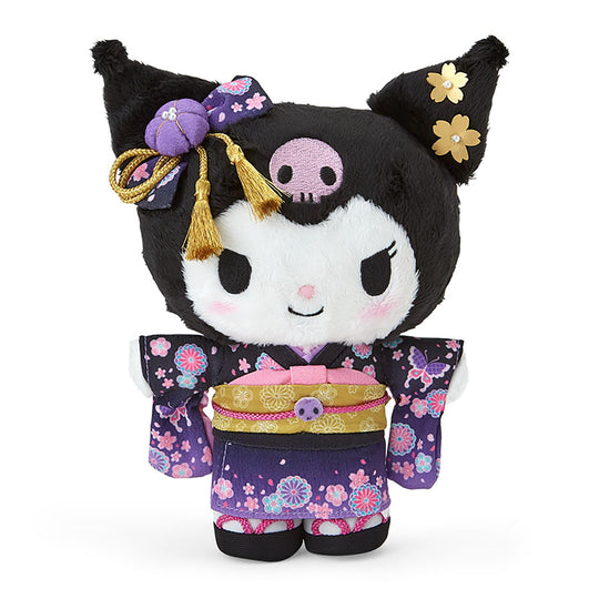 SANRIO Plushie Kimono Kuromi 067709 - WAFUU JAPAN