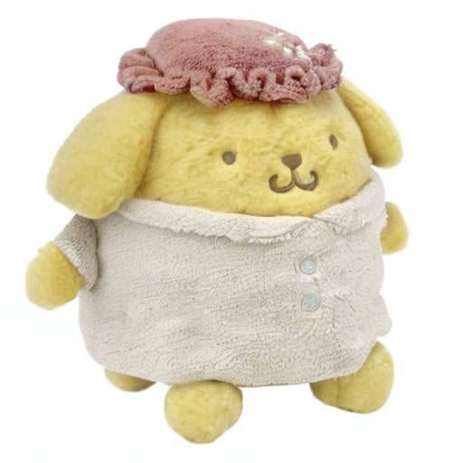 Sanrio Pompompurin Home Pajamas Small Plush (S) - WAFUU JAPAN