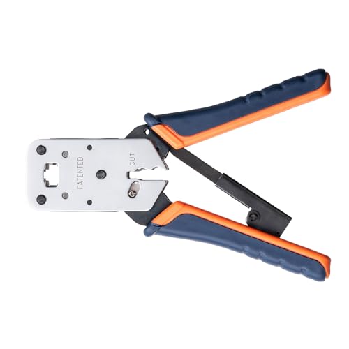 Sanwa Supply Crimping Tool with Ratchet LAN - TL8 - WAFUU JAPAN