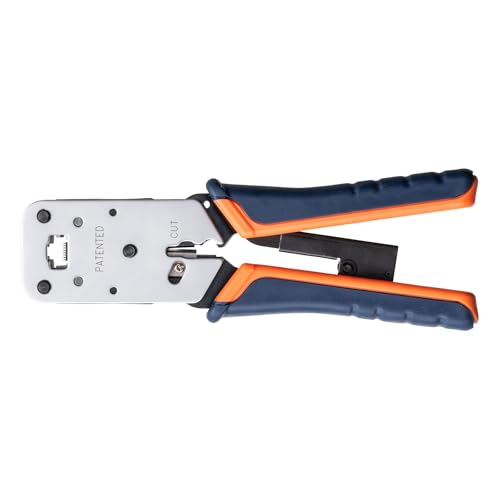 Sanwa Supply Crimping Tool with Ratchet LAN - TL8 - WAFUU JAPAN