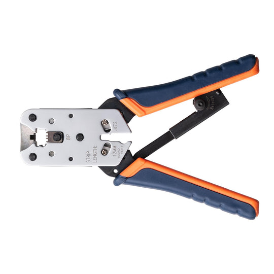 Sanwa Supply Crimping Tool with Ratchet LAN - TL8 - WAFUU JAPAN