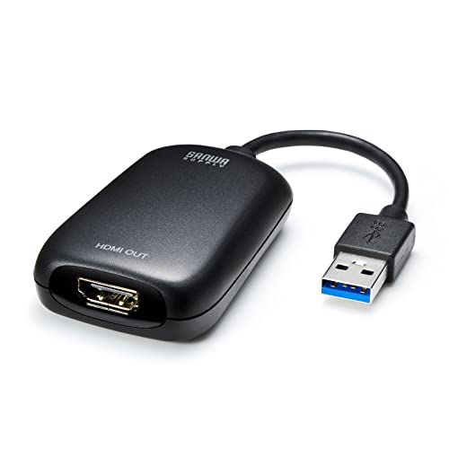 Sanwa Supply USB to HDMI Display Adapter 1080P USB3 2 Gen1 USB - CVU3HD1N - WAFUU JAPAN