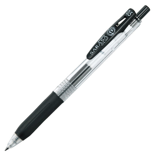Sarasa JF 0 5 mm Black Gel Pen Refills Pack of 5 - WAFUU JAPAN