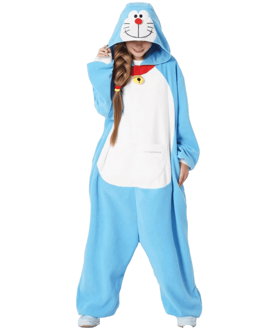 SAZAC Fleece Costume Doraemon Kigurumi - WAFUU JAPAN