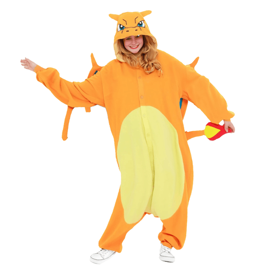 SAZAC Fleece Costume Pokemon Charizard Pokemon Kigurumi TMY - 036 - WAFUU JAPAN