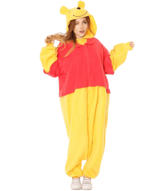 SAZAC Fleece Costume Winnie the Pooh Kigurumi - WAFUU JAPAN