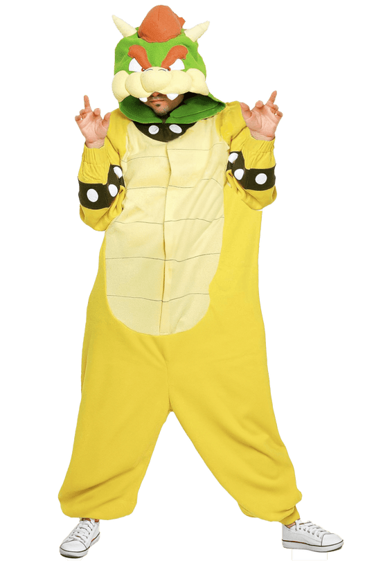 SAZAC Fleece Kigurumi Super Mario Bowser Costume - WAFUU JAPAN