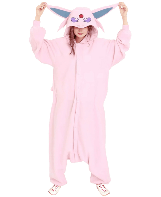 SAZAC Fleece Pokemon Espeon Effie Kigurumi - WAFUU JAPAN