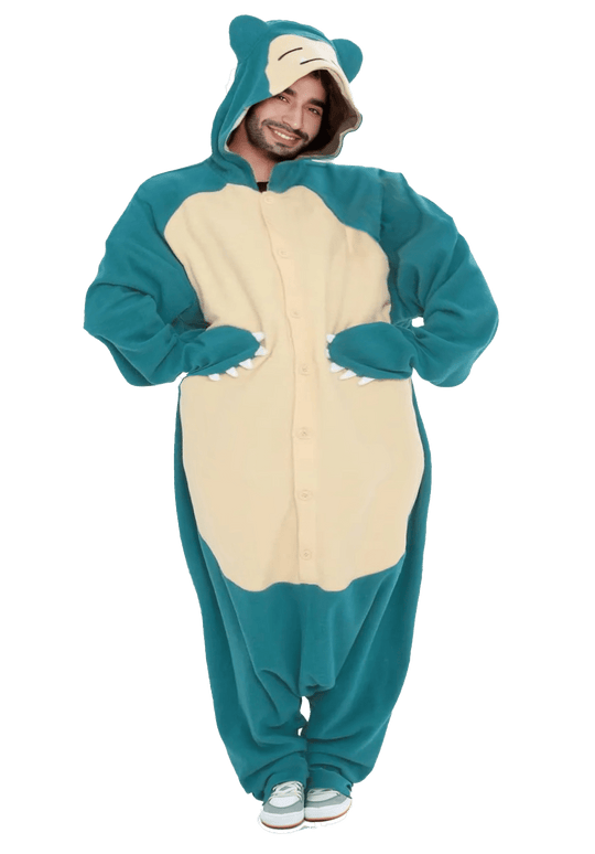 SAZAC Fleece Pokemon Kabigon Snorlax TMY - 032 Kigurumi - WAFUU JAPAN