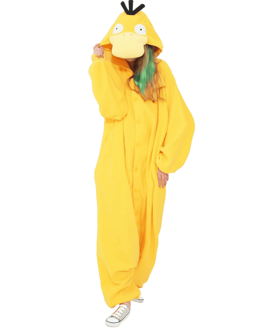 SAZAC Fleece Pokemon Psyduck Kodak TMY - 123 Kigurumi - WAFUU JAPAN