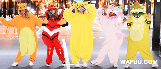 SAZAC Kigurumi Costume Pokemon Eevee TMY - 071 Kigurumi - WAFUU JAPAN