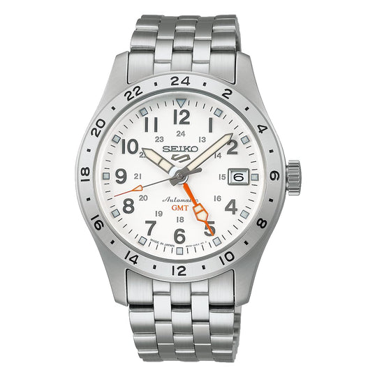 SEIKO 5 Sports Field GMT 'Sports Style' SBSC009 Men's Silver - WAFUU JAPAN