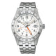 SEIKO relo awtomatik, dual time 5 Sports Field GMT panglalaki SBSC009 silver