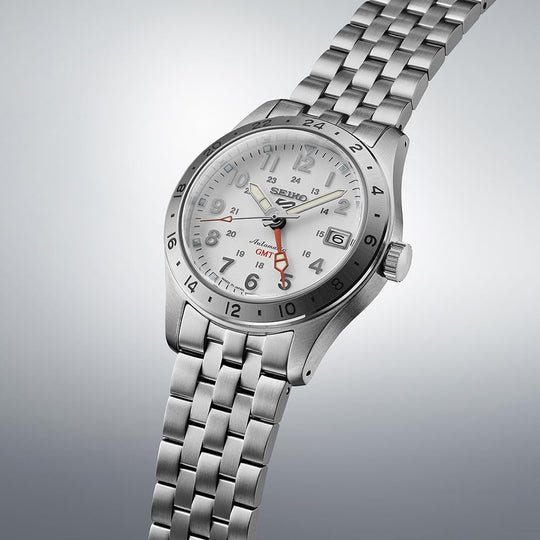 SEIKO 5 Sports Field GMT 'Sports Style' SBSC009 Men's Silver - WAFUU JAPAN