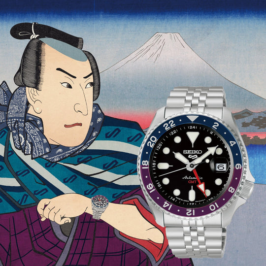 SEIKO 5 Sports SKX GMT SBSC021 JAPAN Limited Men's Silver Watch - WAFUU JAPAN