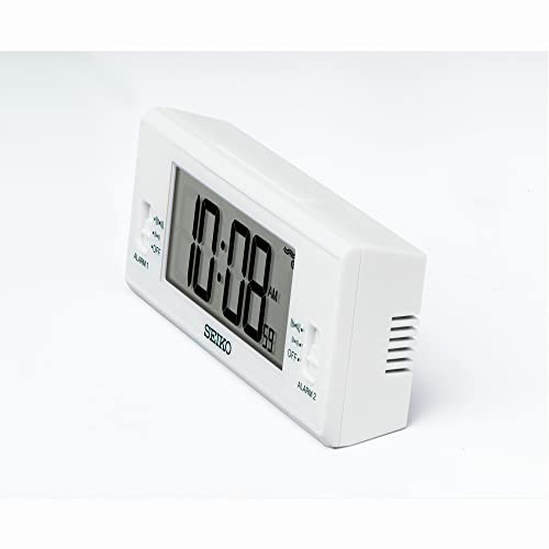 Seiko Clock Alarm Clock White SQ321W - WAFUU JAPAN