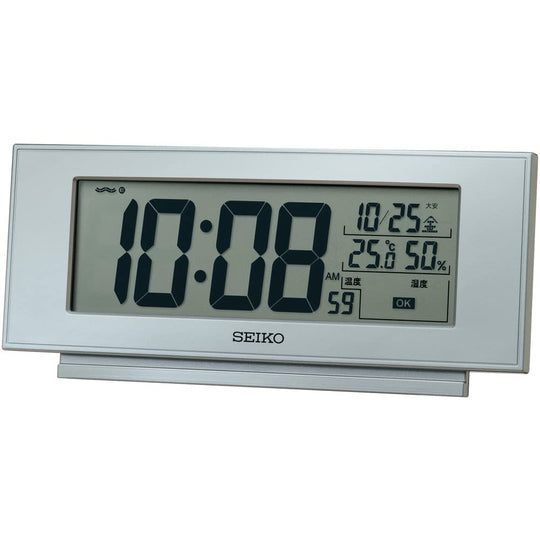 SEIKO Clock Wall clock silver metallic SQ794S - WAFUU JAPAN