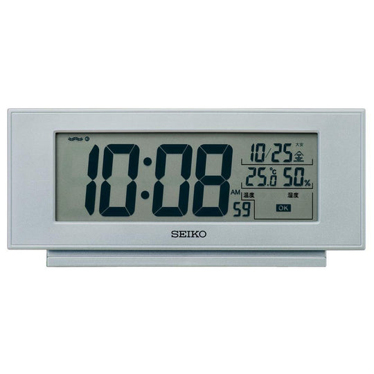 SEIKO Clock Wall clock silver metallic SQ794S - WAFUU JAPAN