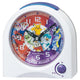 Seiko Jam Loceng Meja Alarm Pokémon Sweep Senyap CQ425W Putih 115×115×55mm