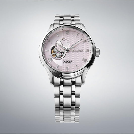 SEIKO Presage Japanese Garden SARY261 Men's Silver Watch - WAFUU JAPAN