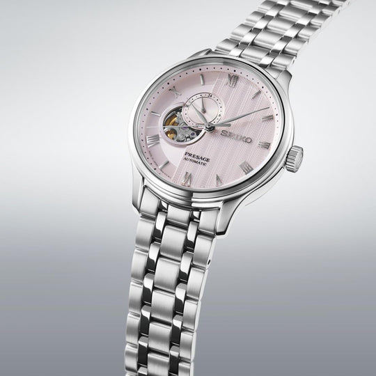 SEIKO Presage Japanese Garden SARY261 Men's Silver Watch - WAFUU JAPAN
