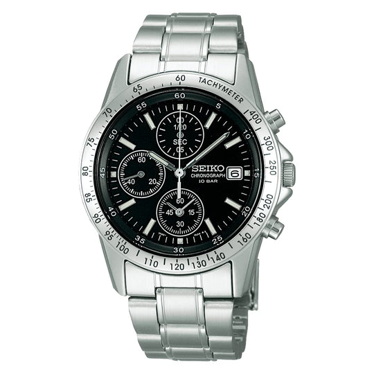 SEIKO Selection Men's Quartz Chronograph Watch SBTQ041 Silver - WAFUU JAPAN