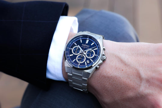 SEIKO Selection S Series Quartz Chronograph Men's Watch SBTR033 Silver - WAFUU JAPAN