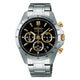 SEIKO Selection 石英计时腕表 男士三眼 10bar防水 SBTR015 银色