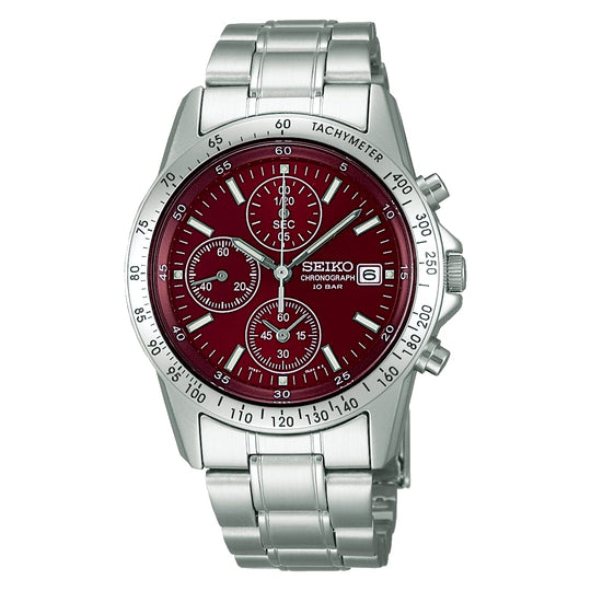 SEIKO wristwatch Seiko Selection Men's Quartz Chronograph Watch SBTQ045 Silver - WAFUU JAPAN