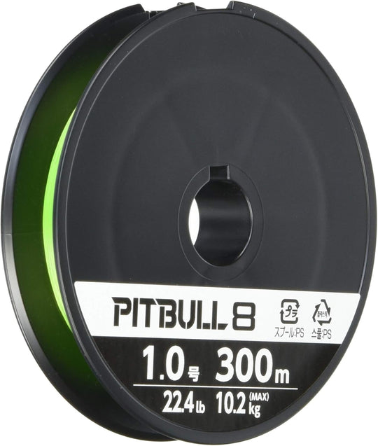 Shimano Line Pitbull 8 Fishing Line PL - M78S Lime Green 300m - WAFUU JAPAN