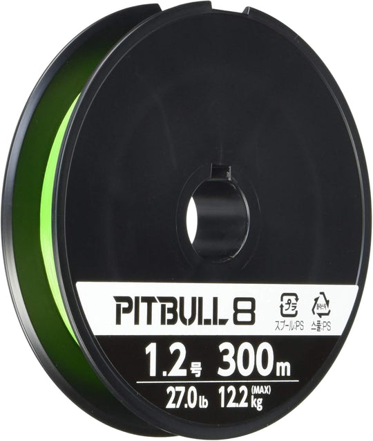 Shimano Line Pitbull 8 Fishing Line PL - M78S Lime Green 300m - WAFUU JAPAN