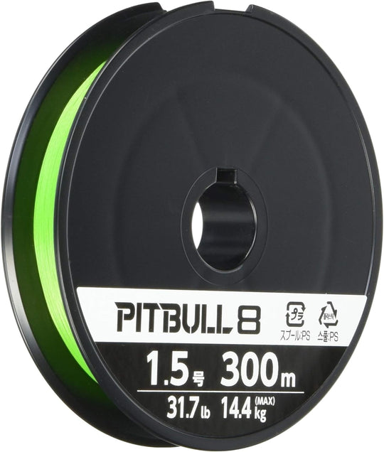 Shimano Line Pitbull 8 Fishing Line PL - M78S Lime Green 300m - WAFUU JAPAN
