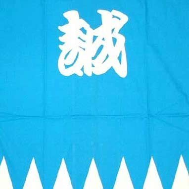 Shinsengumi Happi Costume Blue Men's Free Size - WAFUU JAPAN