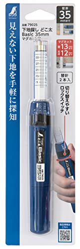 Shinwa Sokutei Stud Finder Needle Type for Gypsum Board with Magnet 79025 - WAFUU JAPAN