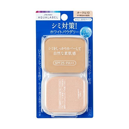 Shiseido AQUA LABEL White Powdery Ochre 10 Refill 11 5g - WAFUU JAPAN