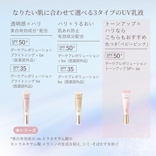 Shiseido Elixir Day Care Revolution Brightening BA SPF35 PA++++ 35mL - WAFUU JAPAN