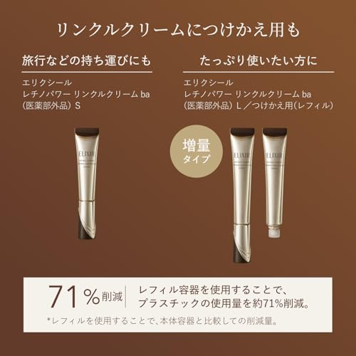 Shiseido Elixir Retino Power Wrinkle Eye Cream ba L 22g Refill (2025) - WAFUU JAPAN