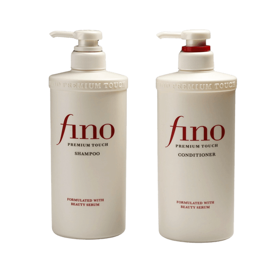 Shiseido fino Premium Touch Shampoo 550ml + Conditioner 550ml Set - WAFUU JAPAN