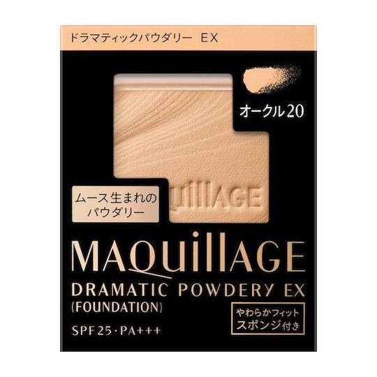 Shiseido MAQuillAGE Powder Foundation Dramatic Powdery EX SPF25 PA+++ Ochre 20 9 3g Refill - WAFUU JAPAN