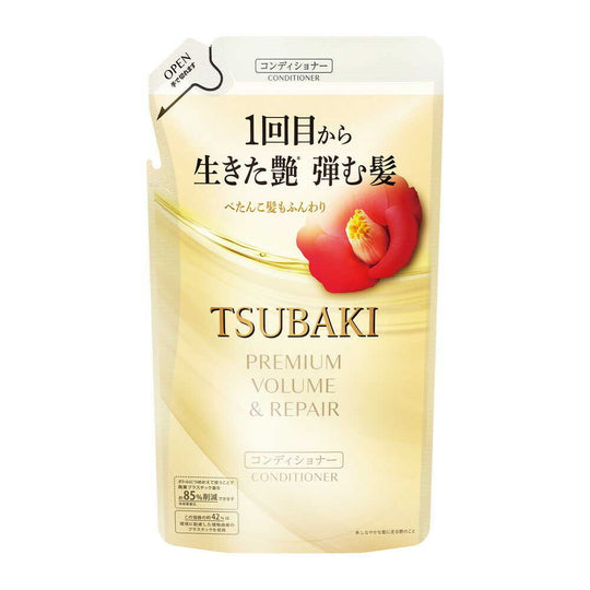 Shiseido TSUBAKI Premium Volume & Repair Conditioner Refill 300mL - WAFUU JAPAN