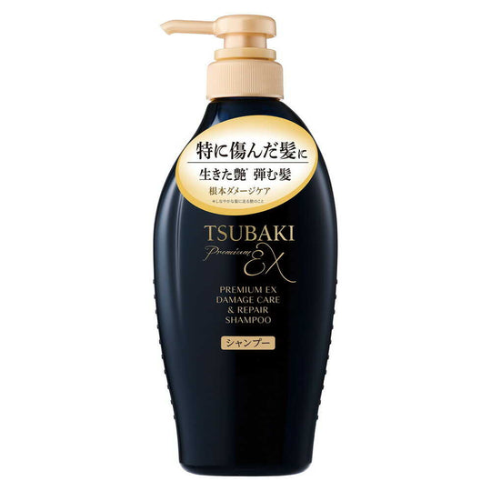 Shiseido TSUBAKI PremiumEX Damage Care & Repair Shampoo 450mL - WAFUU JAPAN